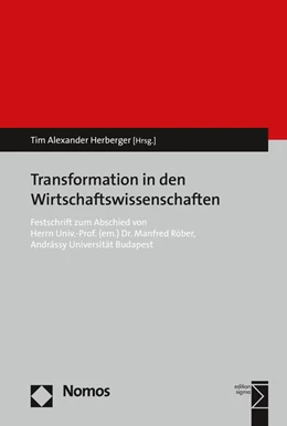 Abbildung von Herberger | Transformation in den Wirtschaftswissenschaften | 1. Auflage | 2021 | beck-shop.de