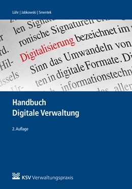 Abbildung von Lühr / Jabkowski | Handbuch Digitale Verwaltung | 2. Auflage | 2024 | beck-shop.de