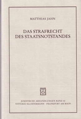 Abbildung von Jahn | Das Strafrecht des Staatsnotstandes | 1. Auflage | 2004 | 42 | beck-shop.de