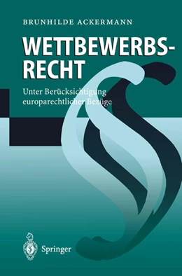 Abbildung von Ackermann | Wettbewerbsrecht | 1. Auflage | 2013 | beck-shop.de