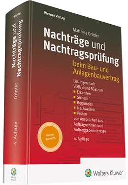 Abbildung von Drittler | Nachträge und Nachtragsprüfung | 4. Auflage | 2023 | beck-shop.de