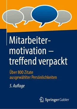 Abbildung von Springer Fachmedien Wiesbaden Gmbh | Mitarbeitermotivation - treffend verpackt | 5. Auflage | 2021 | beck-shop.de