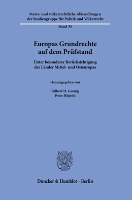 Abbildung von Gornig / Hilpold | Europas Grundrechte auf dem Prüfstand | 1. Auflage | 2021 | beck-shop.de