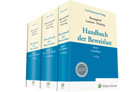 Abbildung von Baumgärtel / Laumen | Handbuch der Beweislast | 5. Auflage | 2023 | beck-shop.de