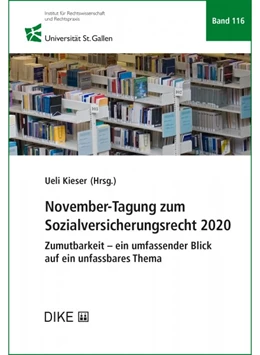 Abbildung von Kieser | November-Tagung zum Sozialversicherungsrecht 2020 | | 2021 | Band 116 | beck-shop.de