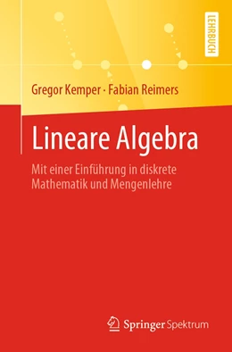 Abbildung von Kemper / Reimers | Lineare Algebra | 1. Auflage | 2022 | beck-shop.de