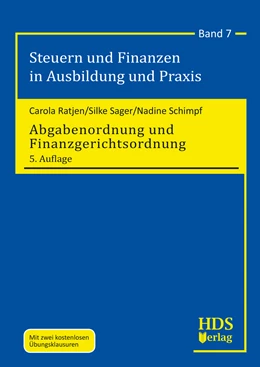Abbildung von Ratjen / Sager | Abgabenordnung und Finanzgerichtsordnung | 4. Auflage | 2021 | Band 7 | beck-shop.de