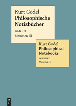 Abbildung von Gödel / Engelen | Maximen III / Maxims III | 1. Auflage | 2021 | beck-shop.de