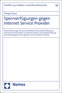 Abbildung von Thomé | Sperrverfügungen gegen Internet Service Provider | 1. Auflage | 2021 | beck-shop.de