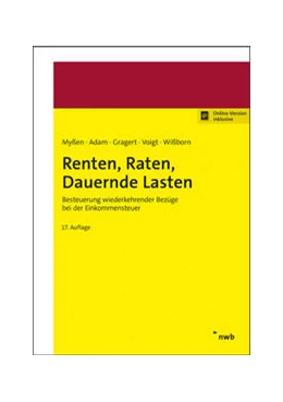 Abbildung von Myßen / Adam | Renten, Raten, Dauernde Lasten | 17. Auflage | 2021 | beck-shop.de