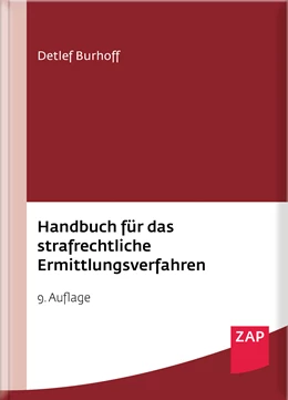 Abbildung von Burhoff (Hrsg.) | Handbuch für das strafrechtliche Ermittlungsverfahren | 9. Auflage | 2021 | beck-shop.de