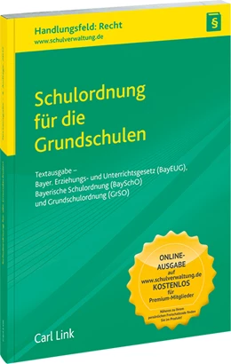 Abbildung von Schulordnung für die Grundschulen | 8. Auflage | 2021 | beck-shop.de