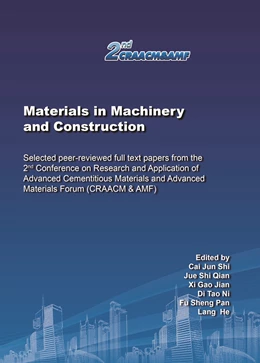 Abbildung von Shi / Qian | Materials in Machinery and Construction | 1. Auflage | 2021 | beck-shop.de