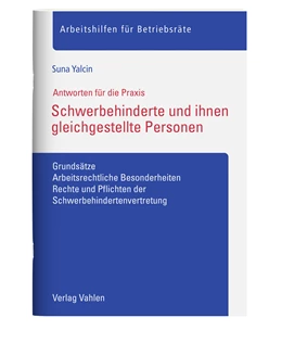Abbildung von Yalcin | Schwerbehinderte und ihnen gleichgestellte Personen | 1. Auflage | 2021 | beck-shop.de