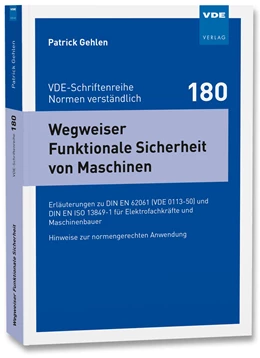 Abbildung von Gehlen | Wegweiser Funktionale Sicherheit von Maschinen | 1. Auflage | 2021 | 180 | beck-shop.de
