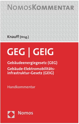 Abbildung von Knauff (Hrsg.) | GEG - GEIG | 1. Auflage | 2022 | beck-shop.de