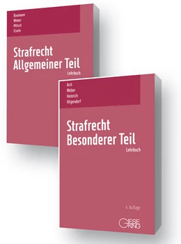 Abbildung von Paket Baumann, Strafrecht Allgemeiner Teil (13. Auflage) & Arzt, Strafrecht, Besonderer Teil (4. Auflage) | | 2021 | beck-shop.de