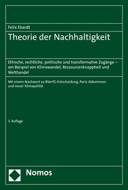 Abbildung von Ekardt | Theorie der Nachhaltigkeit | 3. Auflage | 2021 | beck-shop.de