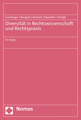 Abbildung von Grünberger / Mangold | Diversität in Rechtswissenschaft und Rechtspraxis | 1. Auflage | 2021 | beck-shop.de