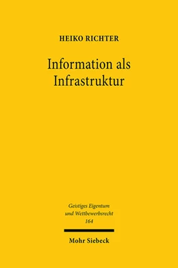 Abbildung von Richter | Information als Infrastruktur | 1. Auflage | 2021 | 164 | beck-shop.de