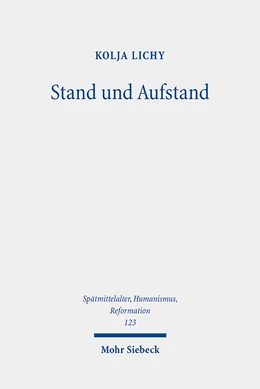 Abbildung von Lichy | Stand und Aufstand | 1. Auflage | 2021 | 123 | beck-shop.de