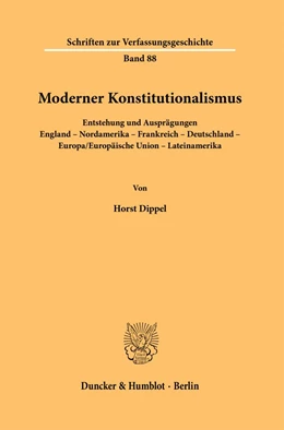 Abbildung von Dippel | Moderner Konstitutionalismus | 1. Auflage | 2021 | 88 | beck-shop.de