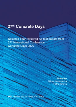 Abbildung von Nenadálová / Johová | 27th Concrete Days | 1. Auflage | 2021 | beck-shop.de