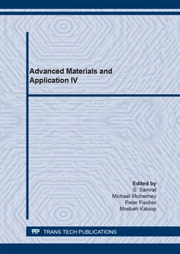 Abbildung von Samrat / McInerney | Advanced Materials and Application IV | 1. Auflage | 2021 | beck-shop.de