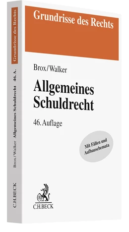 Abbildung von Brox / Walker | Allgemeines Schuldrecht | 46. Auflage | 2022 | beck-shop.de