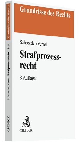 Abbildung von Schroeder / Verrel | Strafprozessrecht | 8. Auflage | 2022 | beck-shop.de