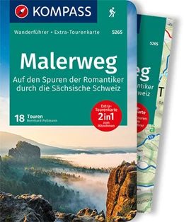 Abbildung von Pollmann | KOMPASS Wanderführer 5265 Malerweg - Auf den Spuren der Romantiker durch die Sächsische Schweiz | 1. Auflage | 2021 | beck-shop.de