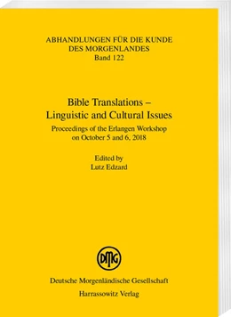 Abbildung von Edzard | Bible Translations - Linguistic and Cultural Issues | 1. Auflage | 2021 | beck-shop.de