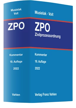Abbildung von Musielak / Voit | Zivilprozessordnung: ZPO | 19. Auflage | 2022 | beck-shop.de