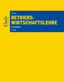 Abbildung von Schauer | Betriebswirtschaftslehre | 7. Auflage | 2021 | beck-shop.de