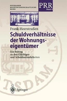 Abbildung von Heerstraßen | Schuldverhältnisse der Wohnungseigentümer | 1. Auflage | 2013 | beck-shop.de