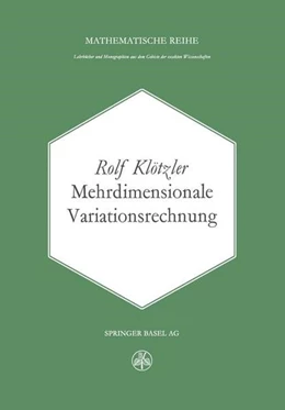 Abbildung von Klötzer | Mehrdimensionale Variationsrechnung | 1. Auflage | 2014 | beck-shop.de