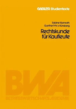 Abbildung von Klamroth | Rechtskunde für Kaufleute | 1. Auflage | 2019 | beck-shop.de