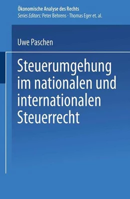 Abbildung von Paschen | Steuerumgehung im nationalen und internationalen Steuerrecht | 1. Auflage | 2013 | beck-shop.de