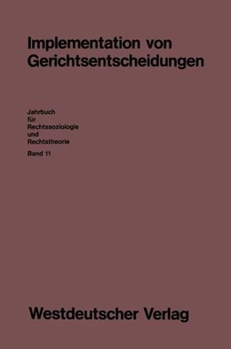 Abbildung von Voigt | Implementation von Gerichtsentscheidungen | 1. Auflage | 2019 | beck-shop.de