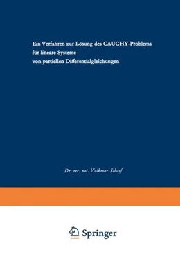 Abbildung von Scharf | Ein Verfahren zur Lösung des CAUCHY-Problems für lineare Systeme von partiellen Differentialgleichungen | 1. Auflage | 2019 | beck-shop.de