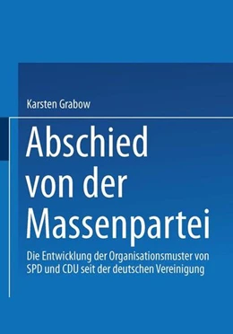 Abbildung von Grabow | Abschied von der Massenpartei | 1. Auflage | 2019 | beck-shop.de