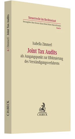 Abbildung von Zimmerl | Joint Tax Audits als Ausgangspunkt zur Effektuierung des Verständigungsverfahrens | 1. Auflage | 2022 | Band 6 | beck-shop.de