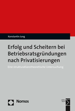 Abbildung von Jung | Erfolg und Scheitern bei Betriebsratsgründungen nach Privatisierungen | 1. Auflage | 2021 | beck-shop.de