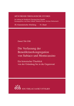 Abbildung von Tibi | Die Verfassung der Benediktinerkongregation von Subiaco und Montecassino | 1. Auflage | 2021 | beck-shop.de