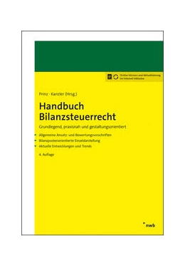 Abbildung von Prinz / Kanzler (Hrsg.) | Handbuch Bilanzsteuerrecht | 4. Auflage | 2021 | beck-shop.de