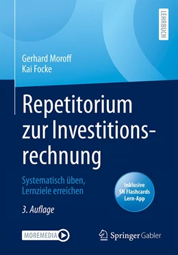 Abbildung von Focke / Moroff | Repetitorium zur Investitionsrechnung | 3. Auflage | 2022 | beck-shop.de