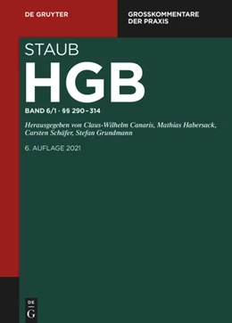 Abbildung von Handelsgesetzbuch: HGB, Band 6/1: §§ 290-314 | 6. Auflage | 2021 | beck-shop.de
