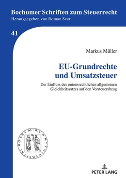 Abbildung von Müller | EU-Grundrechte und Umsatzsteuer | 1. Auflage | 2021 | beck-shop.de