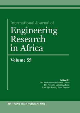 Abbildung von Lebelo / Adams | International Journal of Engineering Research in Africa Vol. 55 | 1. Auflage | 2021 | beck-shop.de