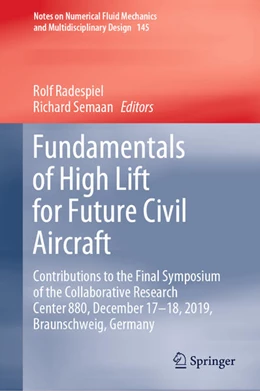 Abbildung von Radespiel / Semaan | Fundamentals of High Lift for Future Civil Aircraft | 1. Auflage | 2020 | beck-shop.de